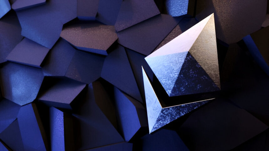 A stylized Ethereum (ETH) logo moving upwards showing future Ethereum Price Perdiction