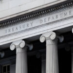 Image showing the building of US Treasury Department managing Foreign Treasury Holdings, Treasury yields, and the US dollar